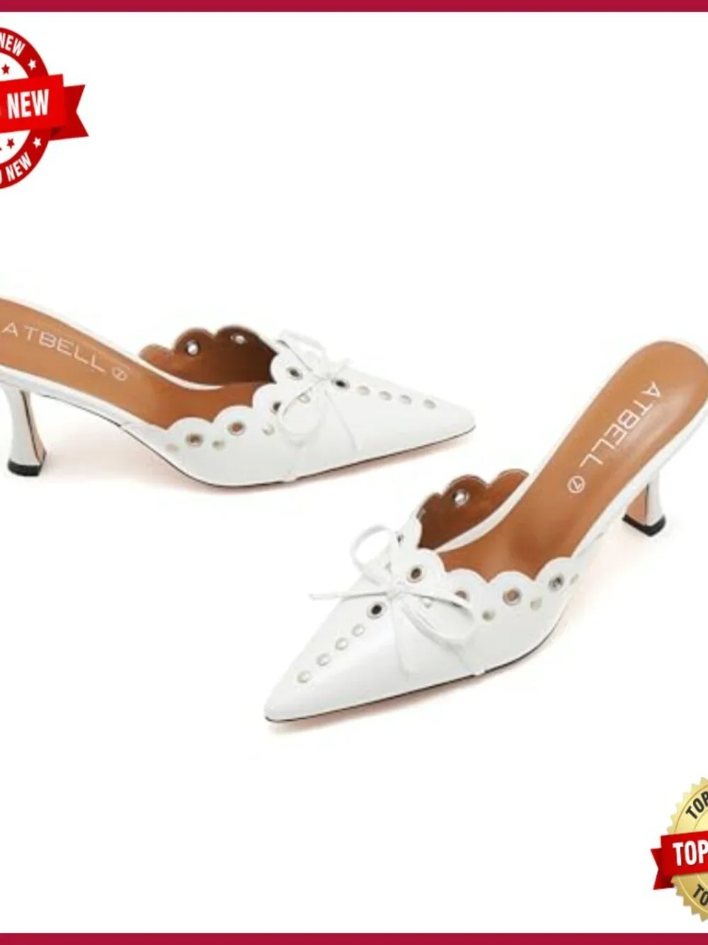 Kitten Heel Mules Pointed Toe Suede Stiletto Slides Bow Heeled Sandals Wedding